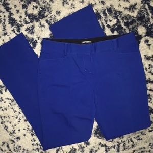 Express blue columnist work pant